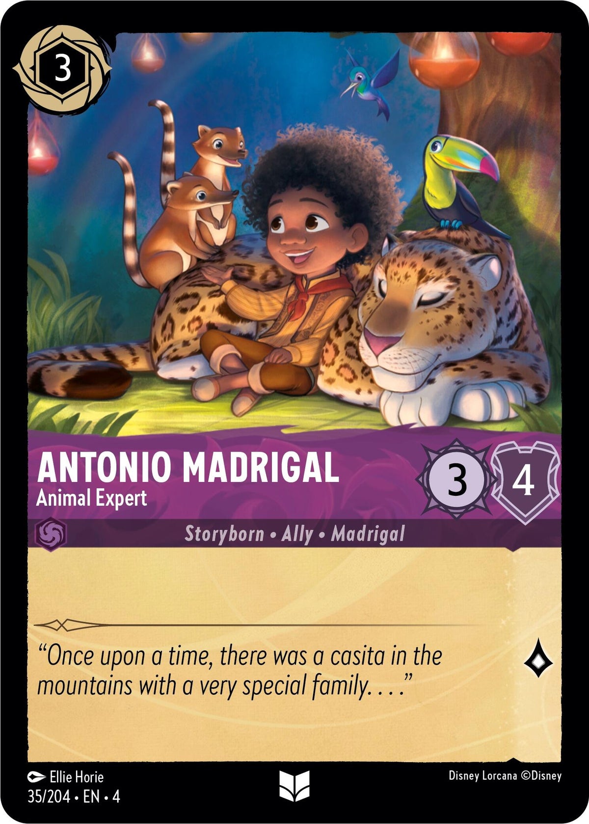 Antonio Madrigal - Animal Expert (35/204) - Ursulas Return Cold Foil Main image