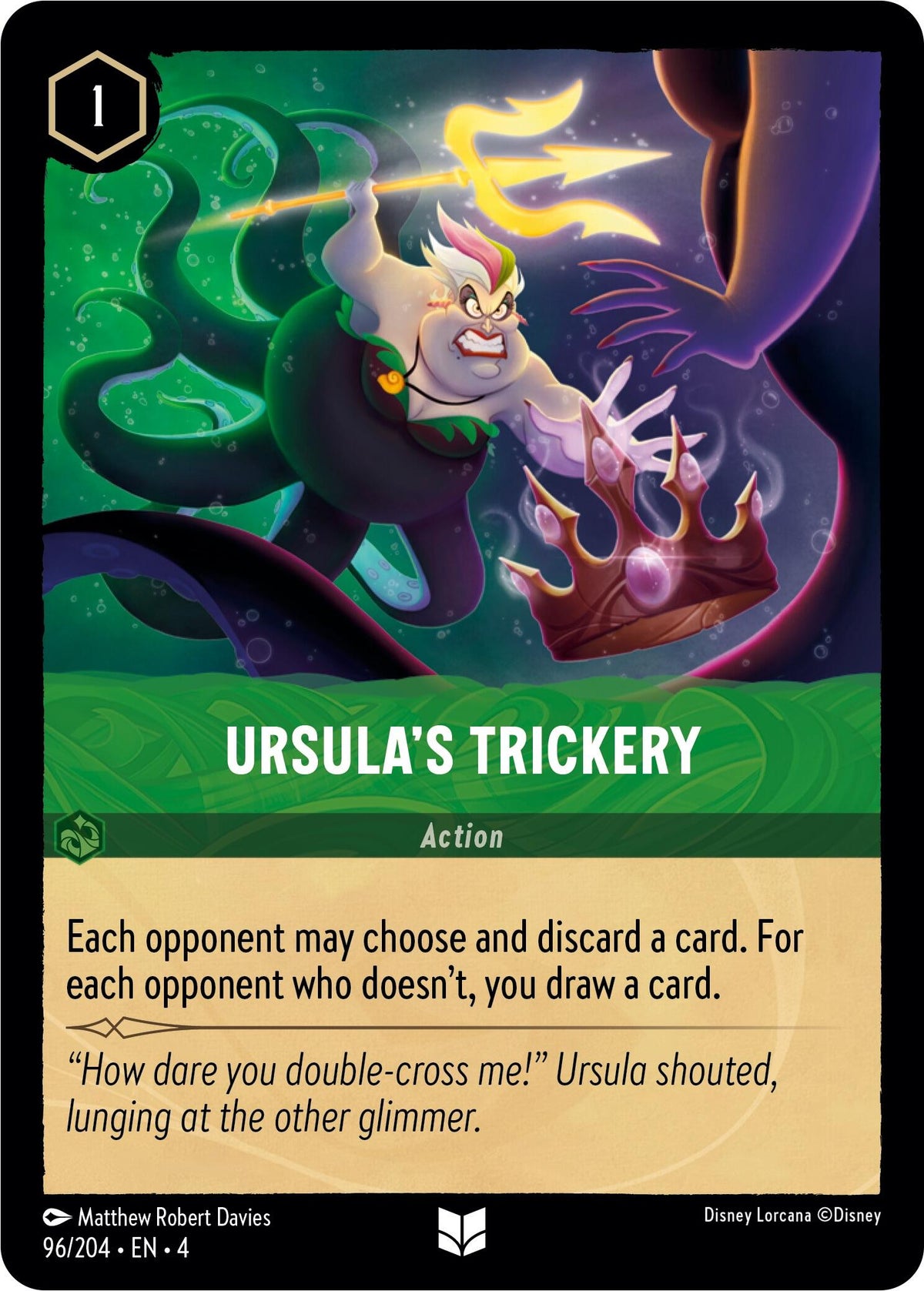 Ursula's Trickery (96/204) - Ursulas Return Cold Foil