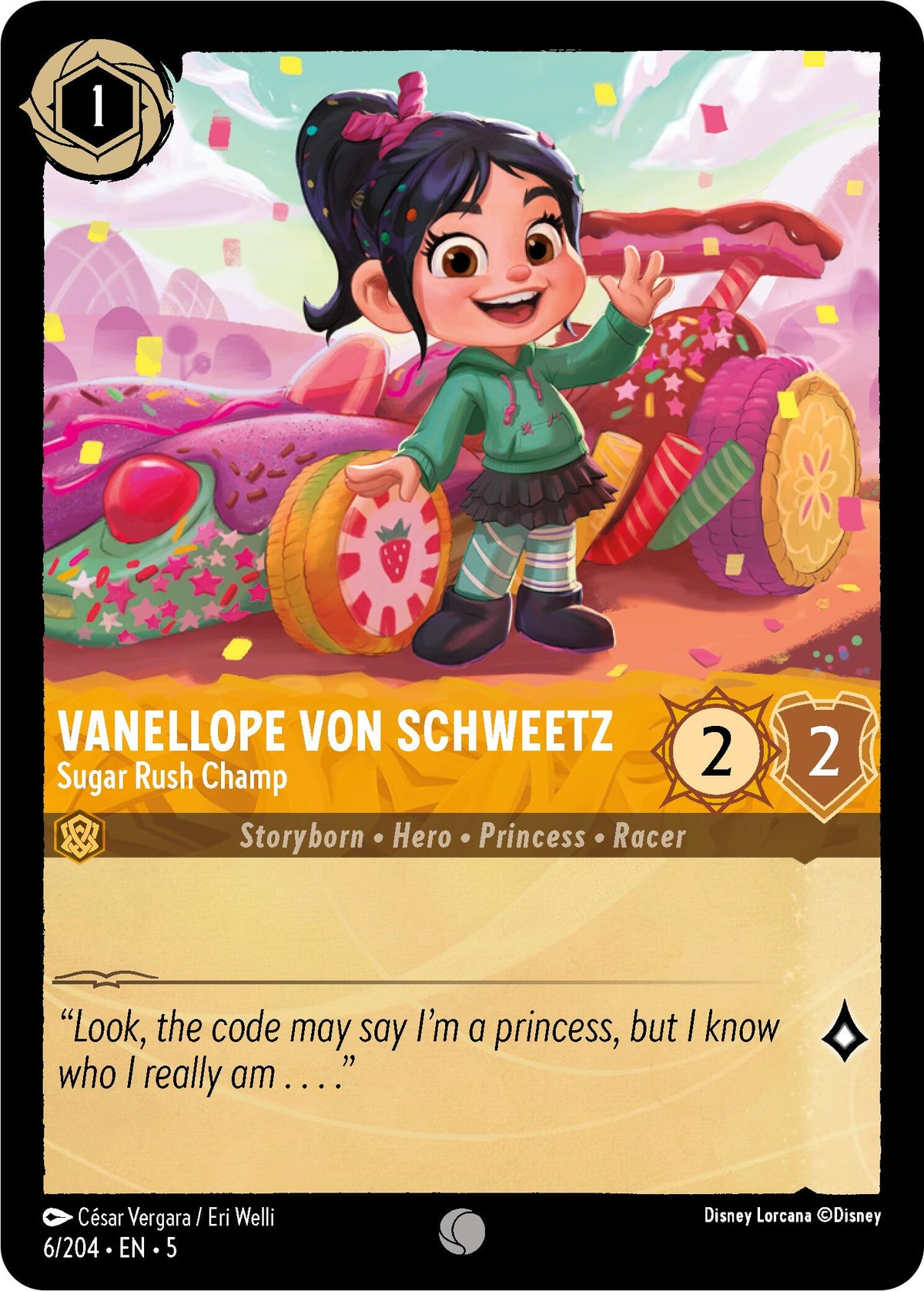 Vanellope von Schweetz - Sugar Rush Champ (6/204) - Shimmering Skies