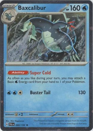 Baxcalibur (Cosmos Holo) 060/193 - Blister Exclusives Holofoil Main image