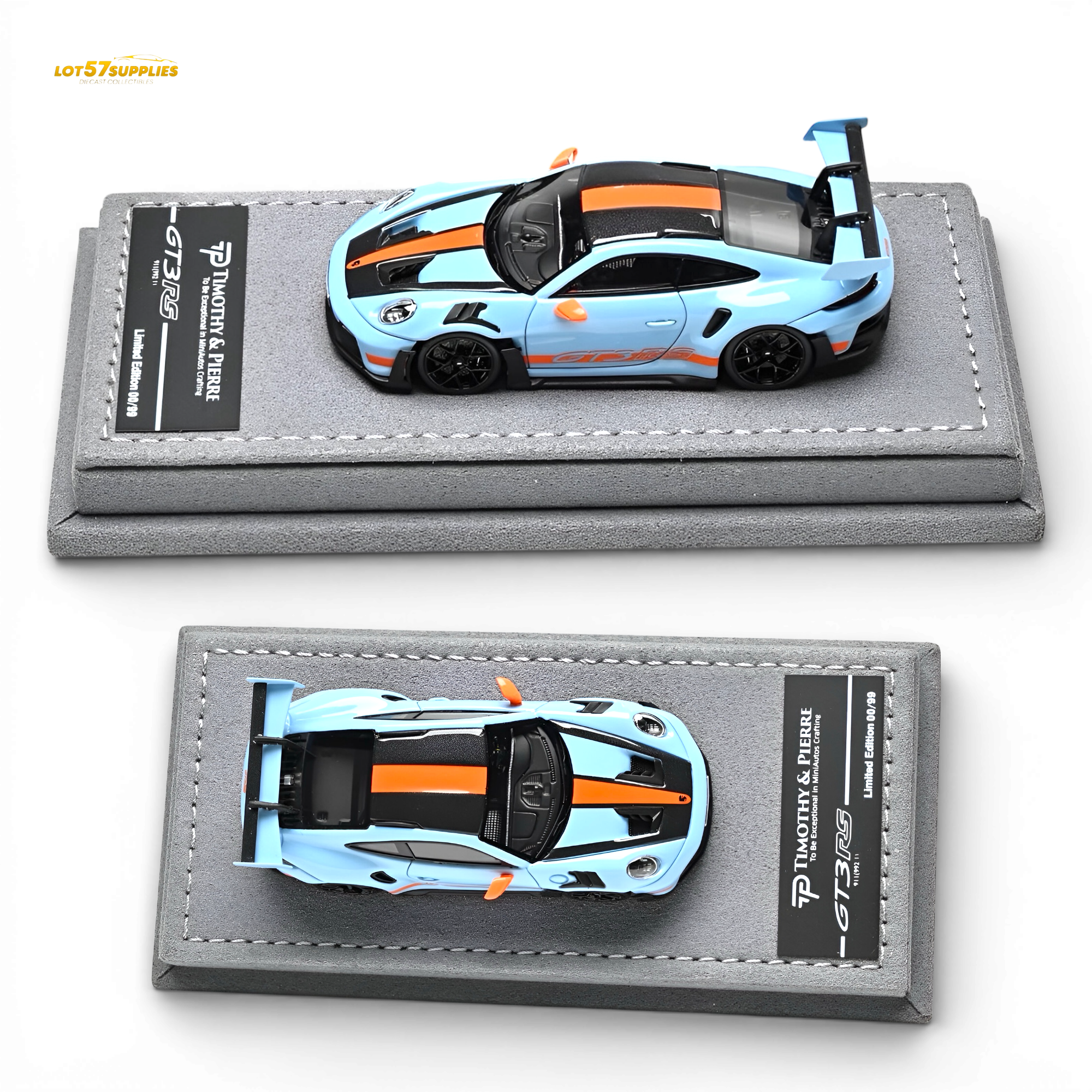 (Pre-Order) TP Porsche 911 992 GT3 RS - GULF 1:64 Main image