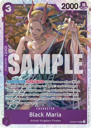Black Maria (OP08-074) - Two Legends Foil Main image