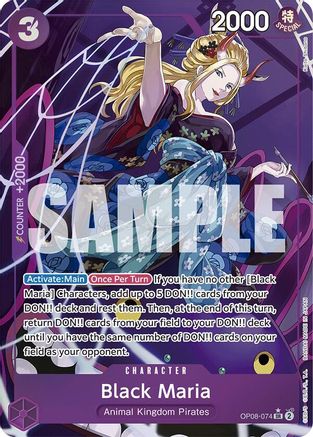 Black Maria (Parallel) (OP08-074) - Two Legends Foil Main image