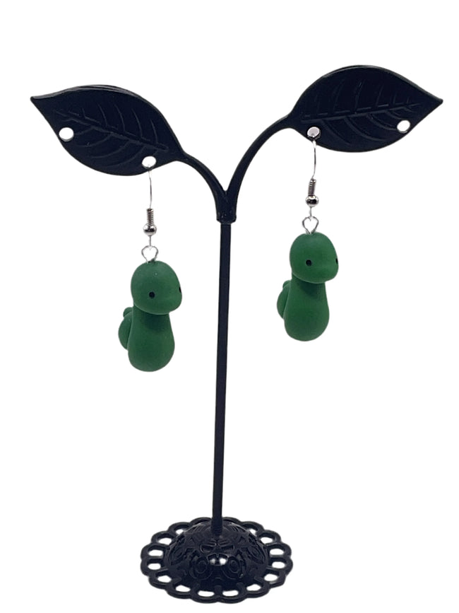 Green Snake Earrings Hover Image
