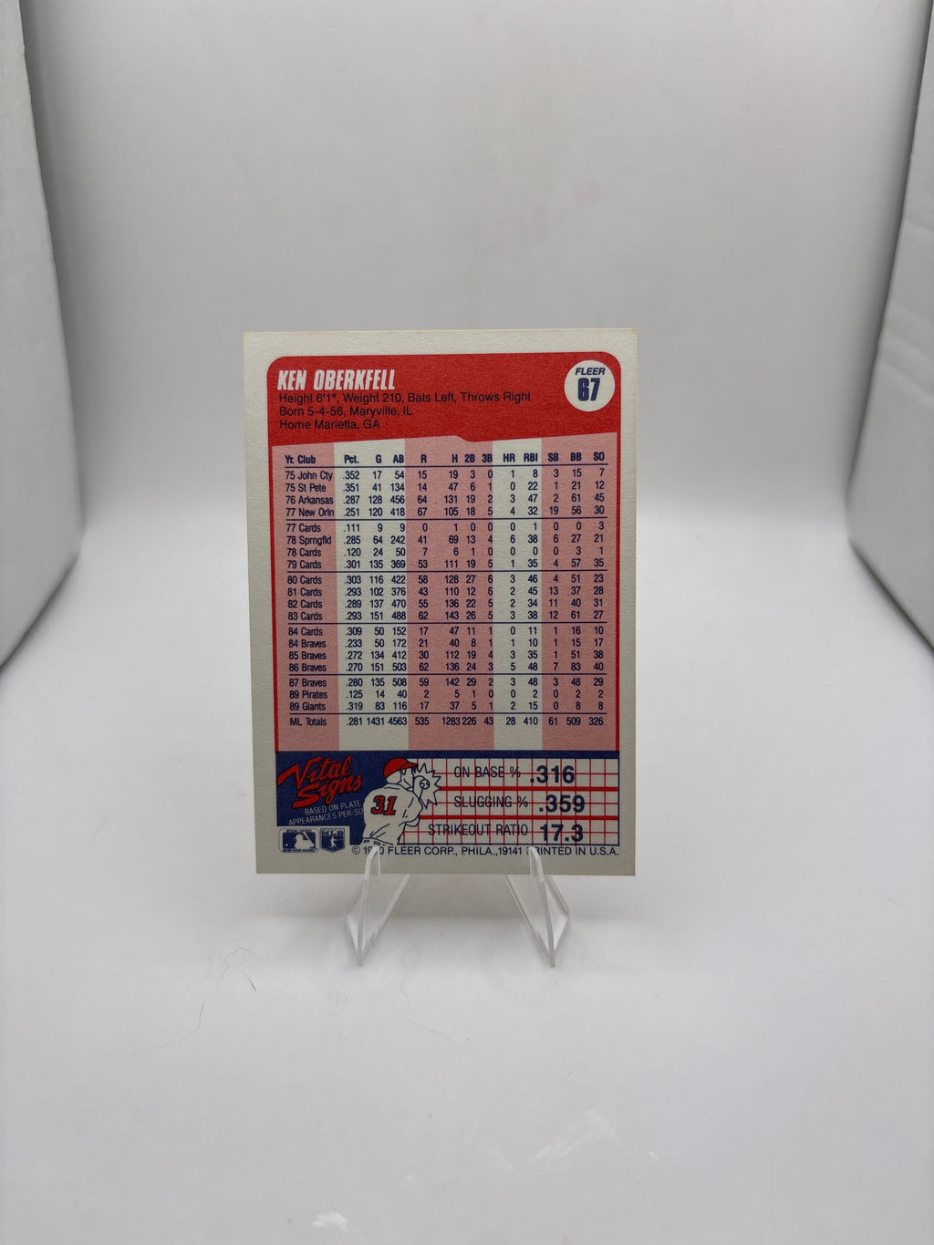 Fleer Ken Oberkfell