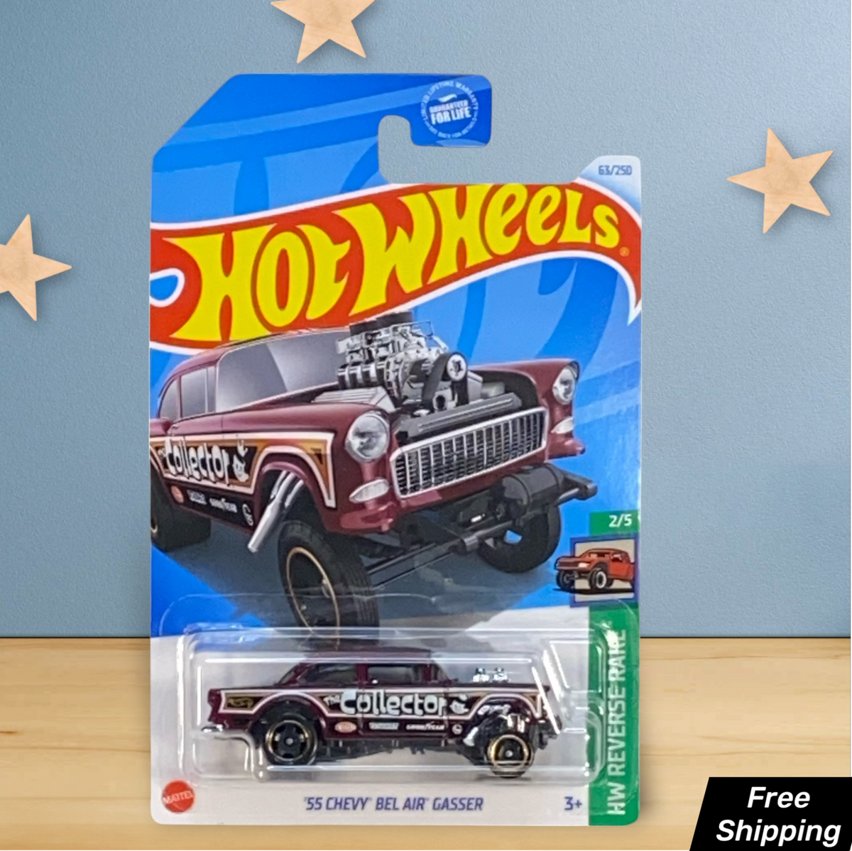Hot Wheels '55 Chevy Bel Air Gasser - Reverse Rake Series 2/5