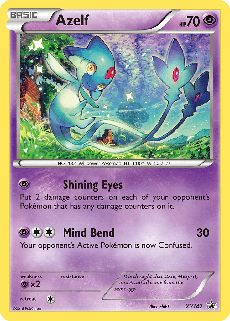 Azelf (XY142) [XY: Black Star Promos] Main image