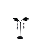 Silver stud/drop earrings