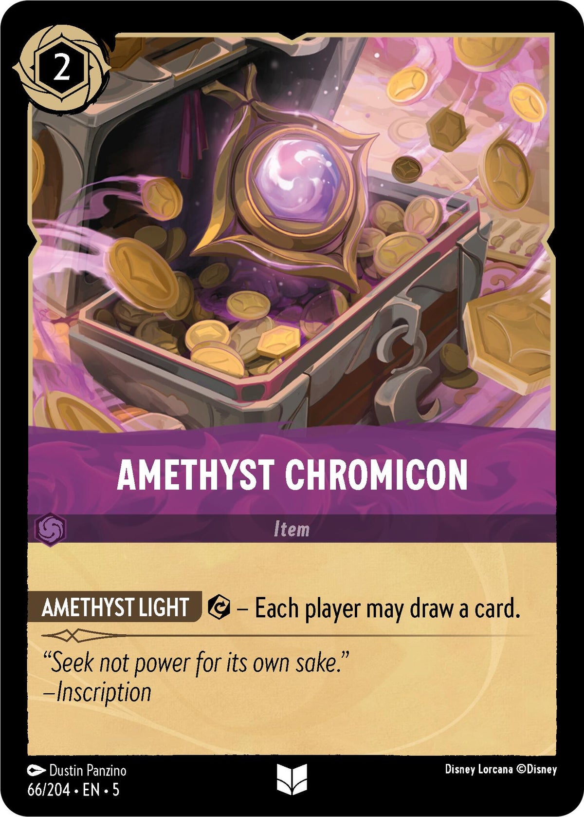 Amethyst Chromicon (66/204) - Shimmering Skies Cold Foil Main image