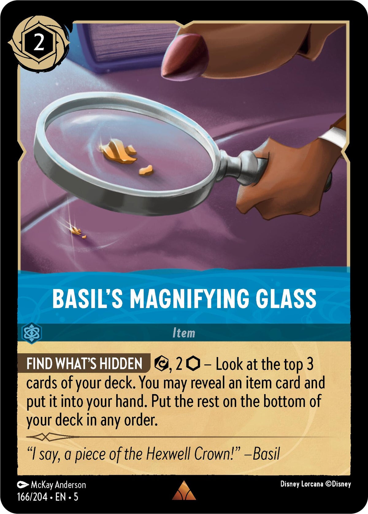 Basil's Magnifying Glass (166/204) - Shimmering Skies Main image
