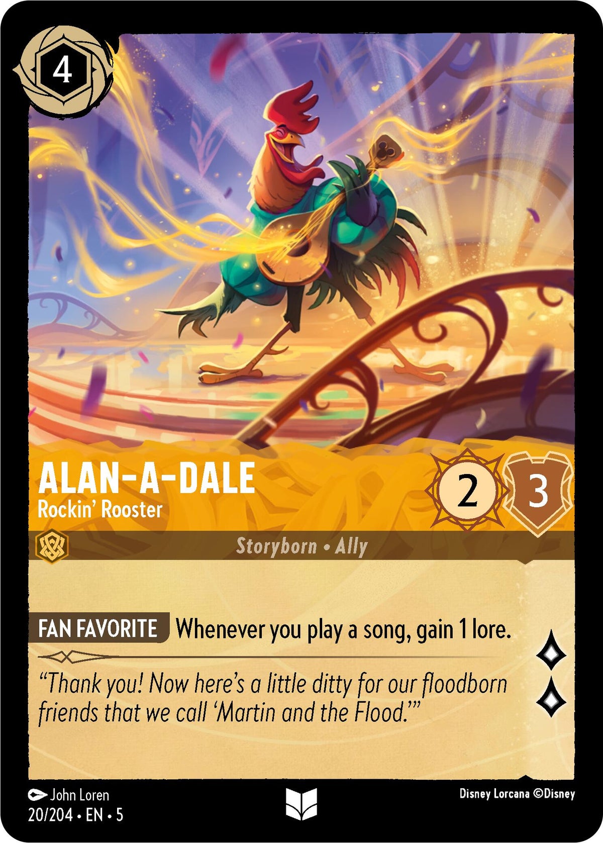 Alan-A-Dale - Rockin' Rooster (20/204) - Shimmering Skies Main image