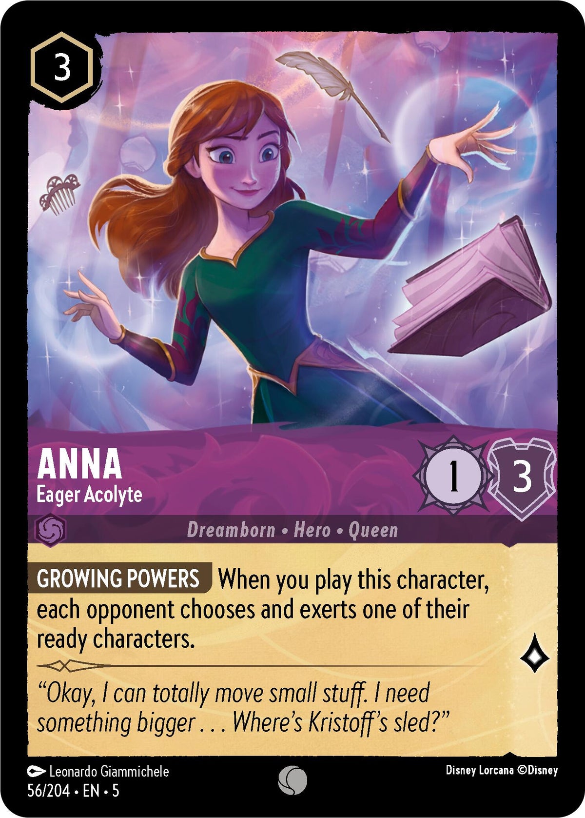 Anna - Eager Acolyte (56/204) - Shimmering Skies Main image
