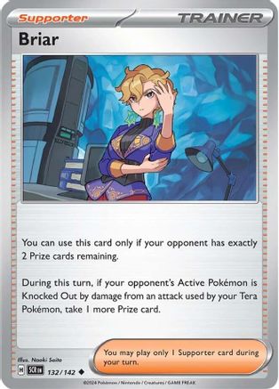 Briar 132/142 - SV07 Stellar Crown Reverse Holofoil Main image