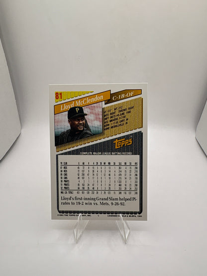 Topps Lloyd McClendon
