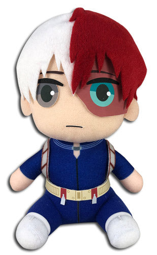 MY HERO ACADEMIA - TODOROKI HERO COSTUME SITTING PLUSH - Collectors World Toys Hover Image