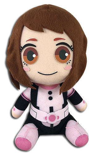 MY HERO ACADEMIA - OCHACO HERO COSTUME SITTING PLUSH - Collectors World Toys Hover Image
