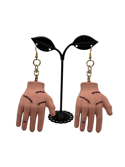 Frankenstein Hand Earrings