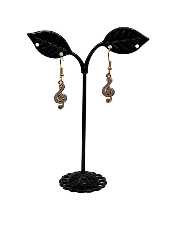 Musical instruments and note earrings