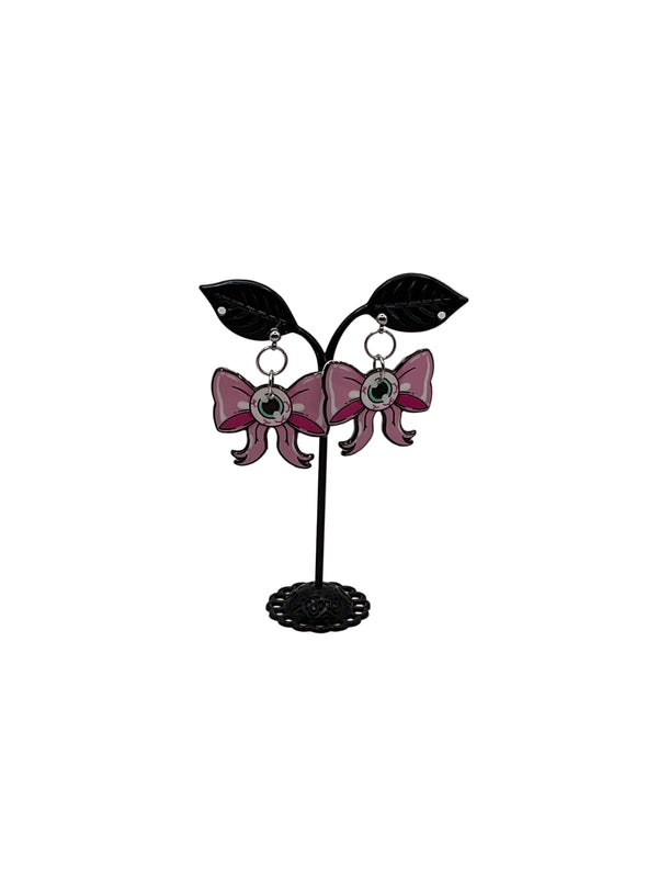Bow Eye Earrings