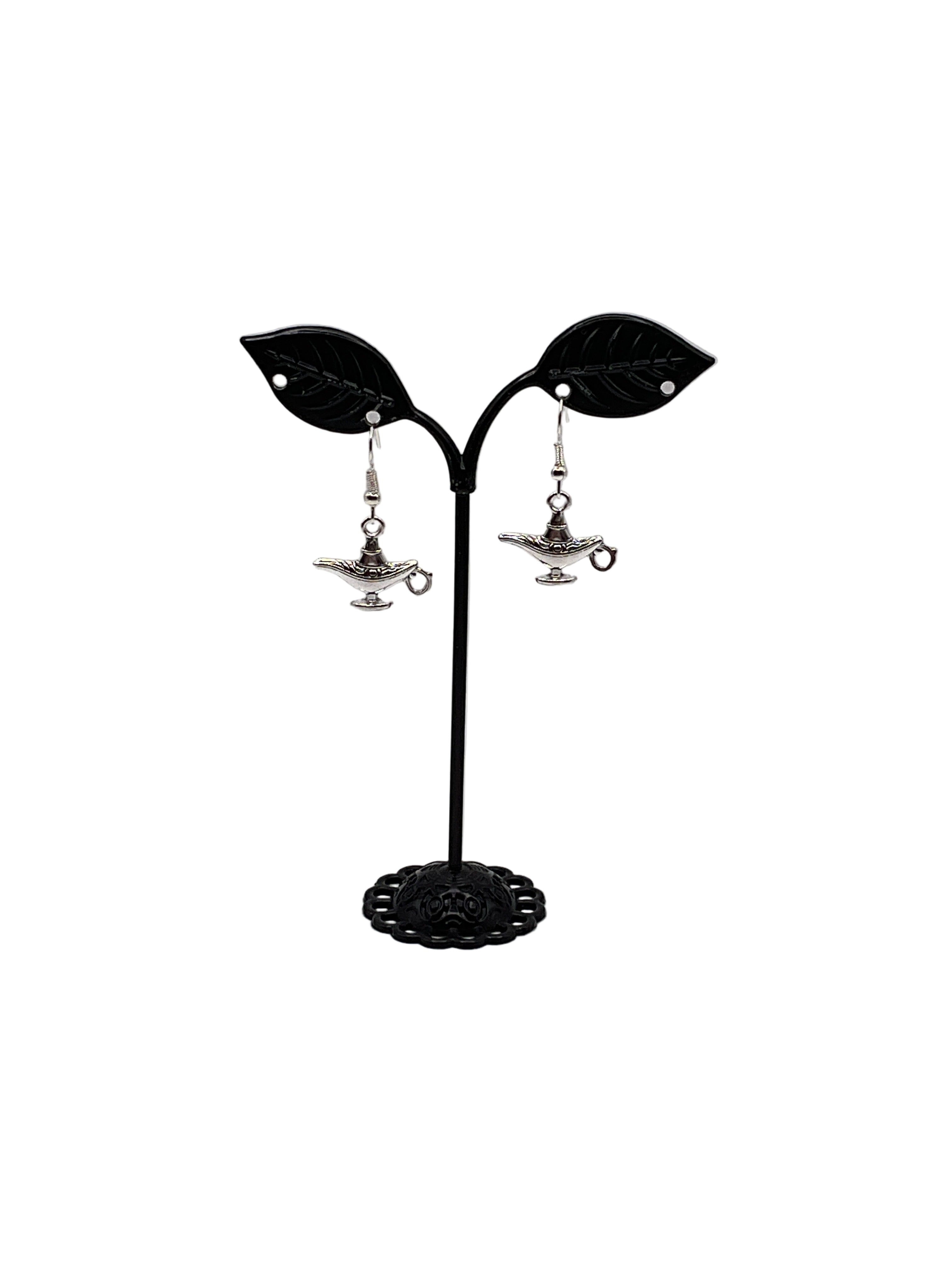 Magic genie bottle earrings