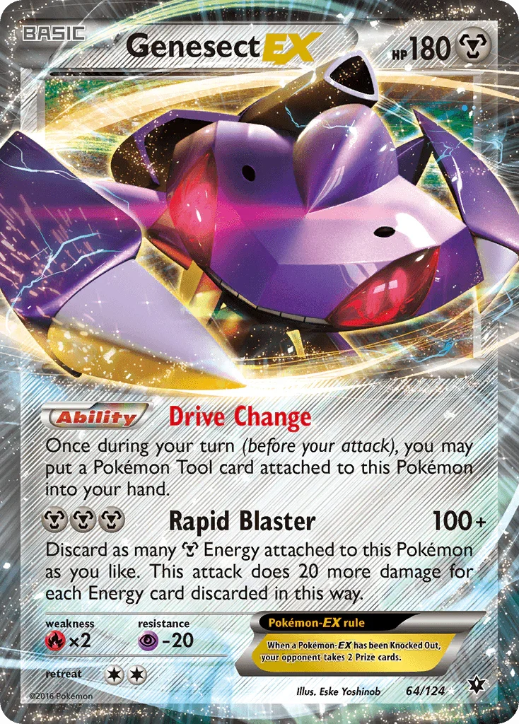 Genesect EX (64/124) [XY: Fates Collide]
