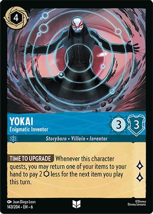 Yokai - Enigmatic Inventor (143/204) - Azurite Sea Cold Foil Main image