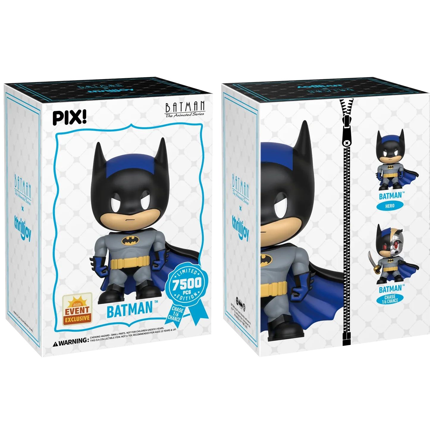 [Thrilljoy] [EXCLUSIVE] Batman the Animated Series - Batman LE7500 PIX Vinyl Figure (1 in 6 Chance at Chase) Main image