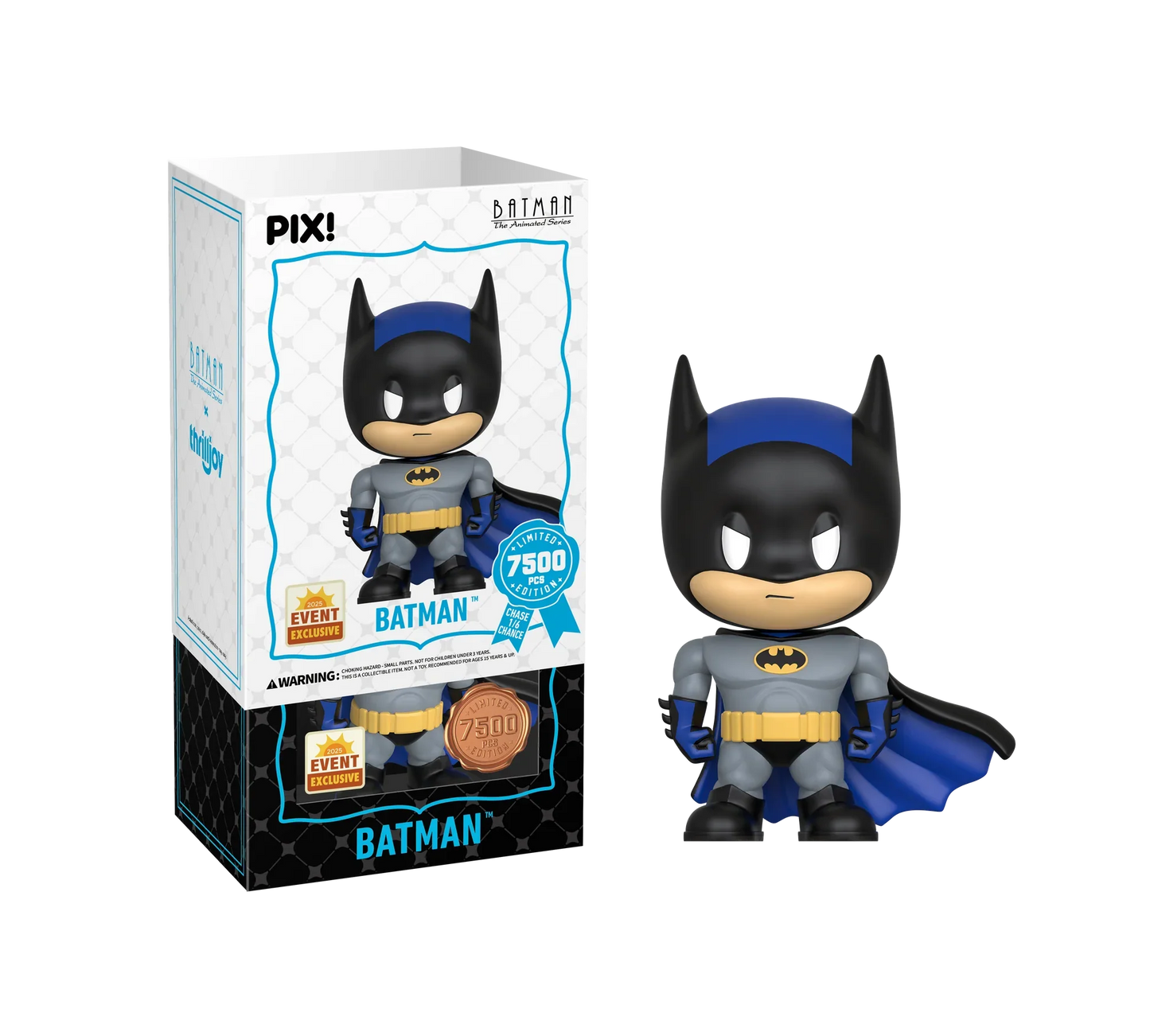 [Thrilljoy] [EXCLUSIVE] Batman the Animated Series - Batman LE7500 PIX Vinyl Figure (1 in 6 Chance at Chase)