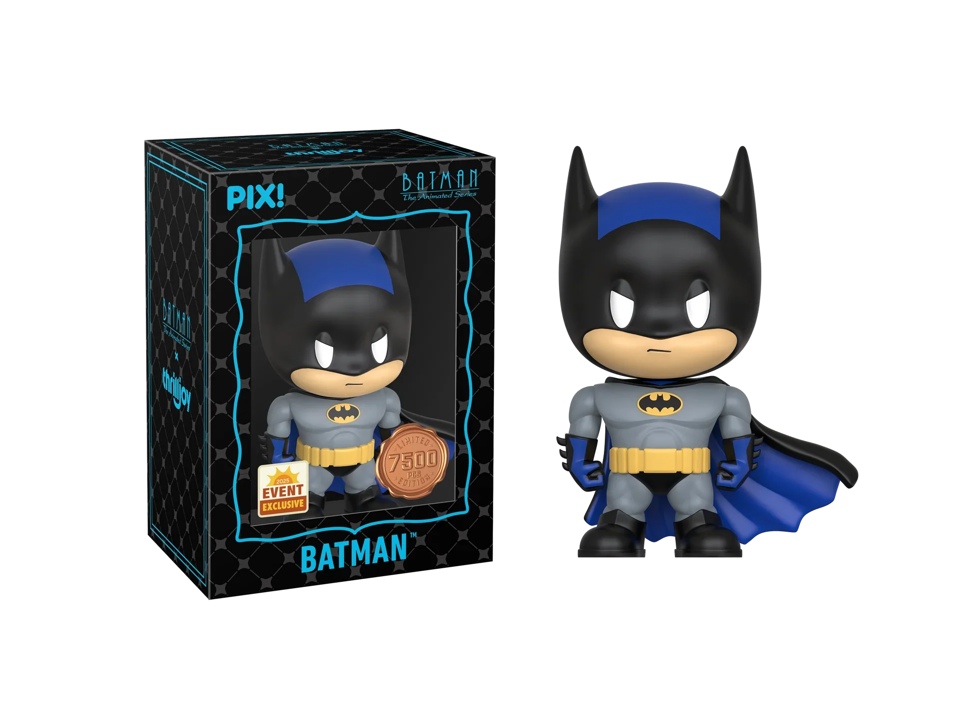 [Thrilljoy] [EXCLUSIVE] Batman the Animated Series - Batman LE7500 PIX Vinyl Figure (1 in 6 Chance at Chase)