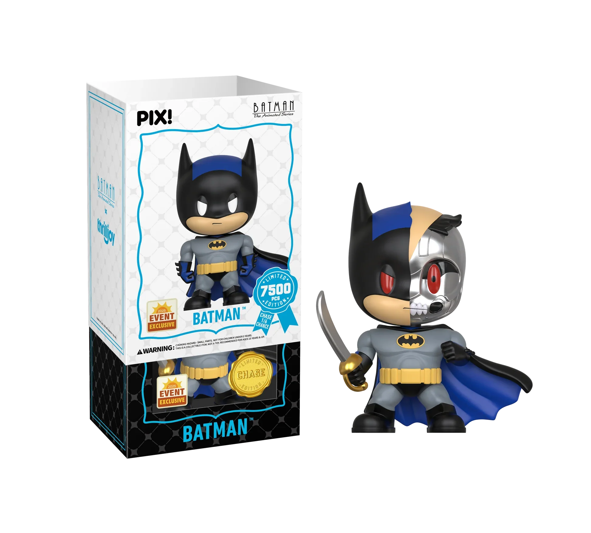 [Thrilljoy] [EXCLUSIVE] Batman the Animated Series - Batman LE7500 PIX Vinyl Figure (1 in 6 Chance at Chase)