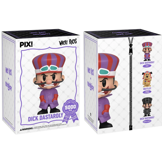 [Thrilljoy] Hanna-Barbera's Wacky Races - Dick Dastardly LE5000 PIX Vinyl Figure (1 in 6 Chance at Chase)