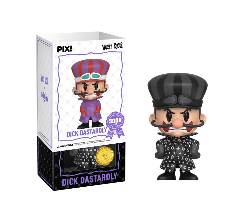 [Thrilljoy] Hanna-Barbera's Wacky Races - Dick Dastardly LE5000 PIX Vinyl Figure (1 in 6 Chance at Chase)