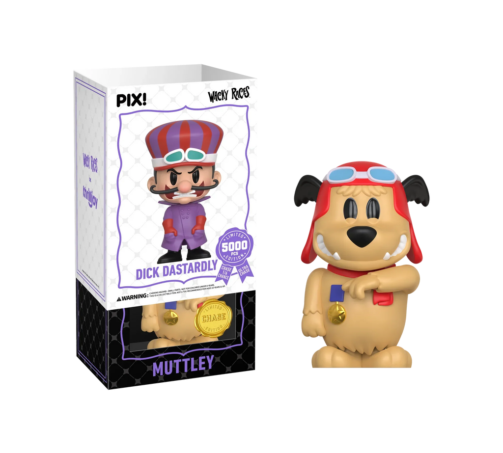 [Thrilljoy] Hanna-Barbera's Wacky Races - Dick Dastardly LE5000 PIX Vinyl Figure (1 in 6 Chance at Chase)