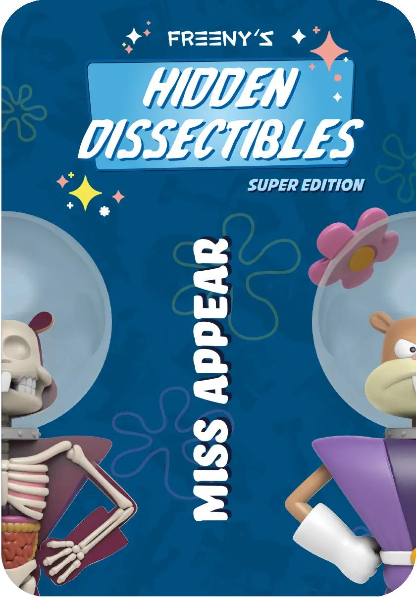 Freeny’s Hidden Dissectibles : SpongeBob SquarePants Series 04 (Super Edition) Blind Box (1 Blind Box) - Collectors World Toys