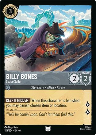 Billy Bones - Space Sailor (185/204) - Azurite Sea Main image