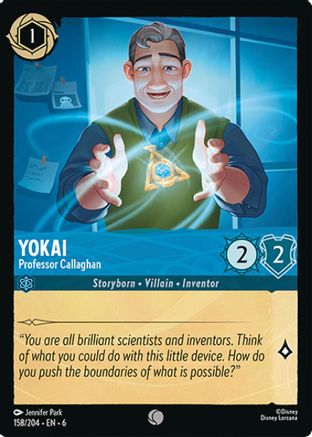 Yokai - Professor Callaghan (158/204) - Azurite Sea Main image