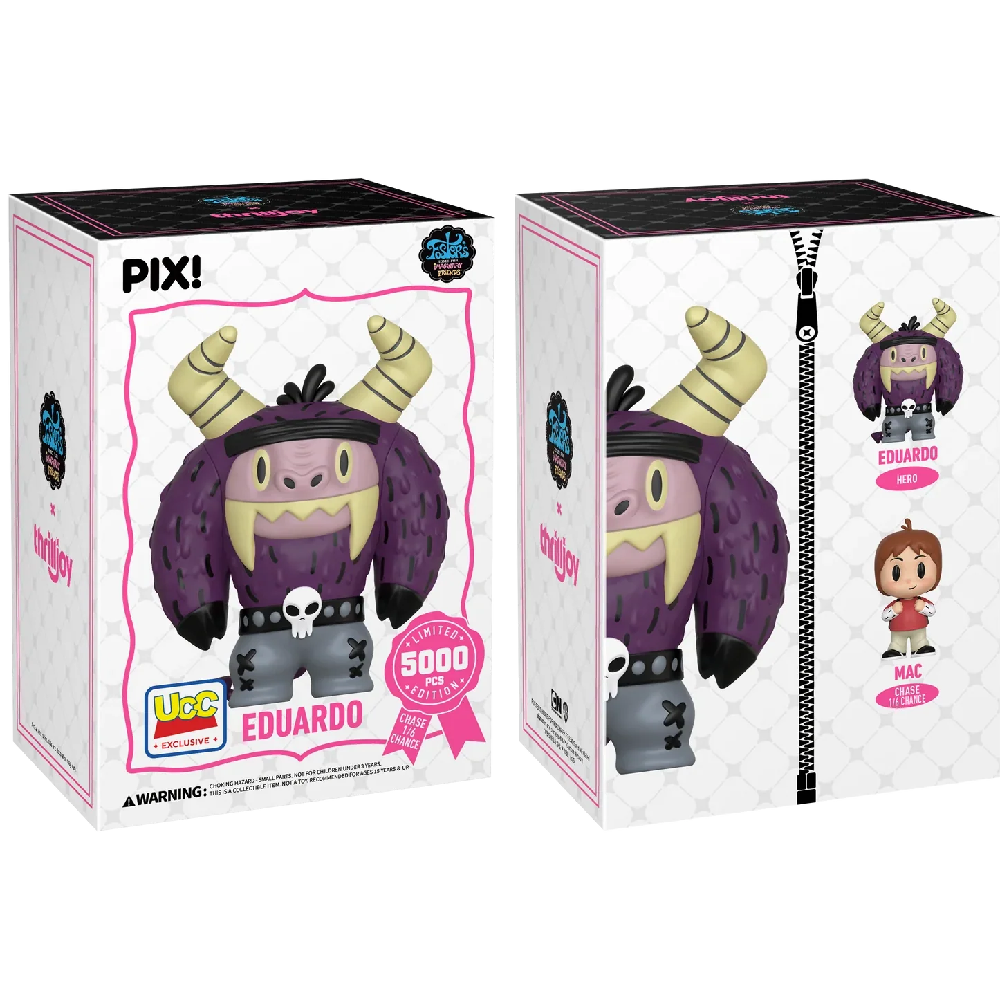 [Thrilljoy] [EXCLUSIVE] Foster's Home for Imaginary Friends - Eduardo LE5000 PIX Vinyl Figure (1 in 6 Chance at Chase) Main image