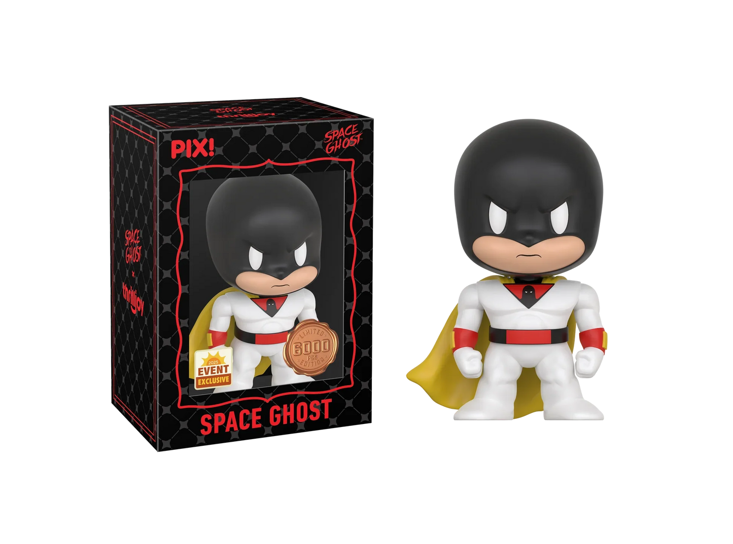 [Thrilljoy] [EXCLUSIVE] Space Ghost - Space Ghost LE6000 PIX Vinyl Figure (1 in 6 Chance at Chase)