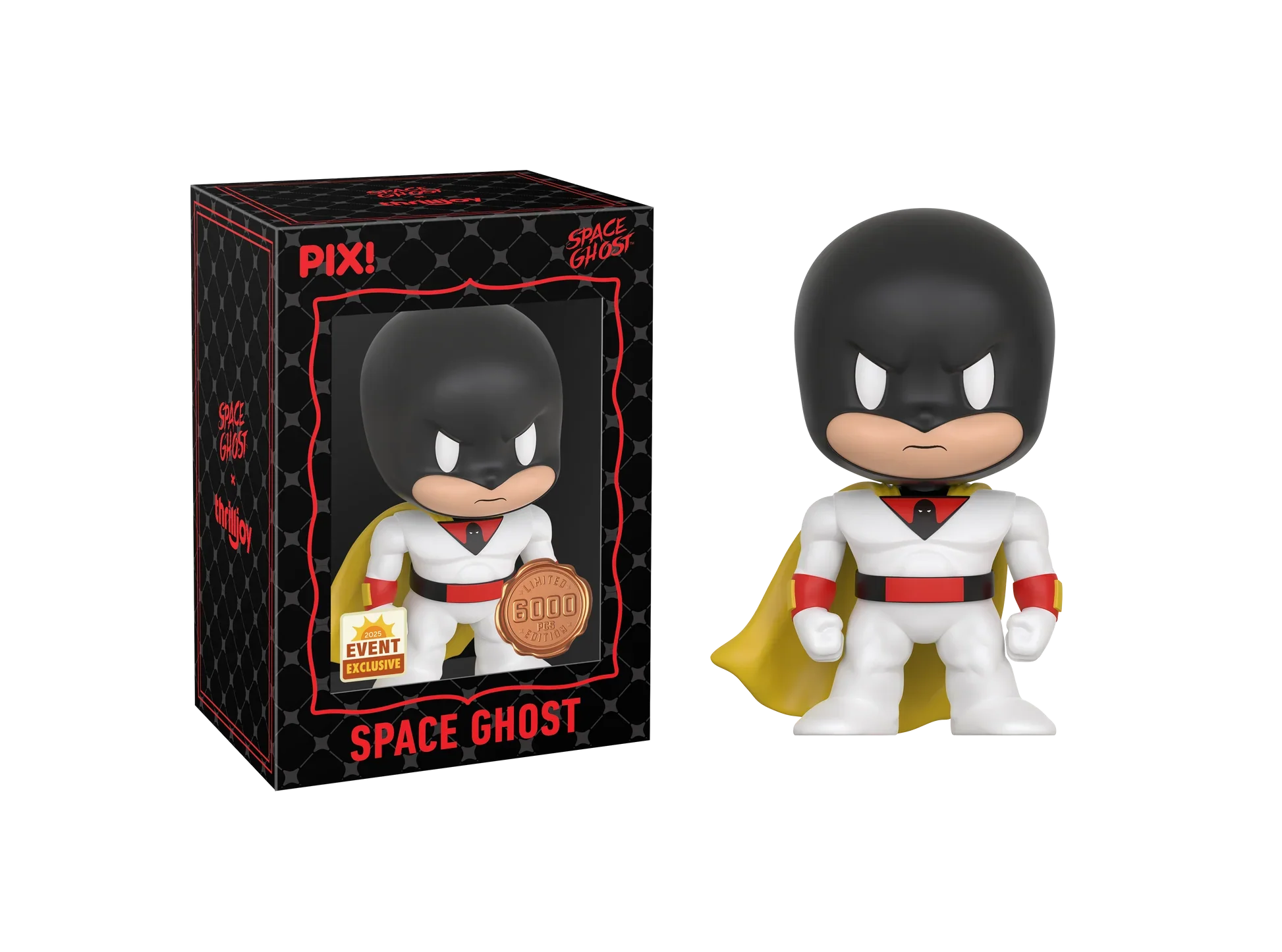[Thrilljoy] [EXCLUSIVE] Space Ghost - Space Ghost LE6000 PIX Vinyl Figure (1 in 6 Chance at Chase)