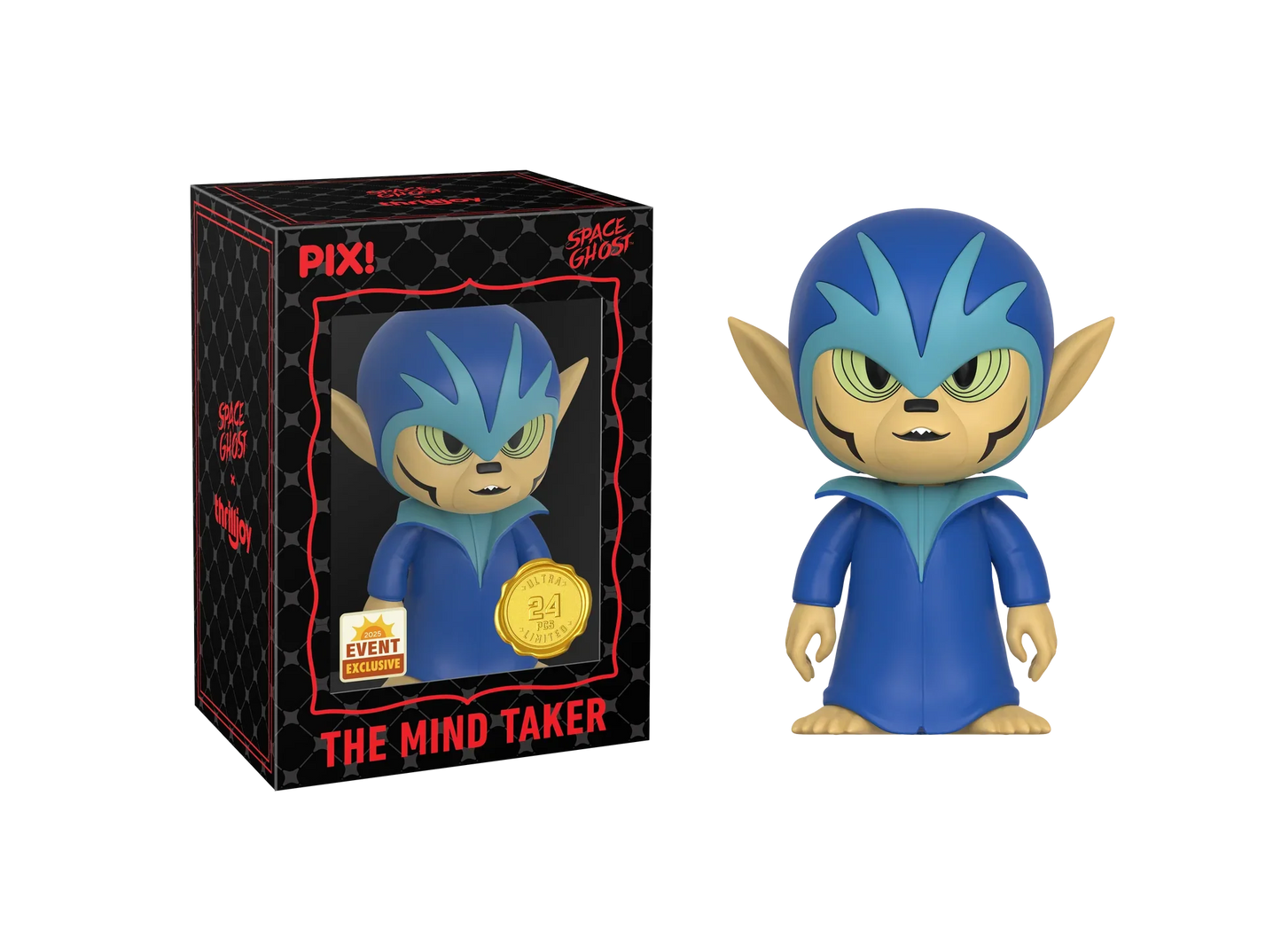 [Thrilljoy] [EXCLUSIVE] Space Ghost - Space Ghost LE6000 PIX Vinyl Figure (1 in 6 Chance at Chase)