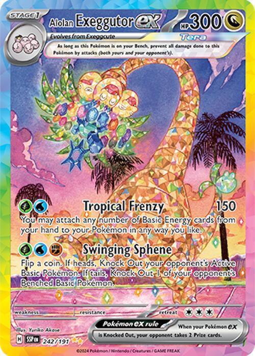 Alolan Exeggutor ex (242/191) [Scarlet & Violet: Surging Sparks] Main image
