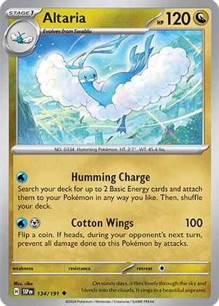 Altaria 134/191 - SV08 Surging Sparks Main image