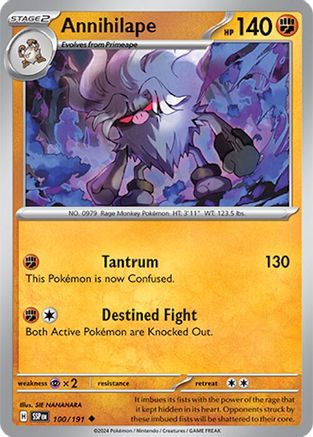 Annihilape 100/191 - SV08 Surging Sparks Main image