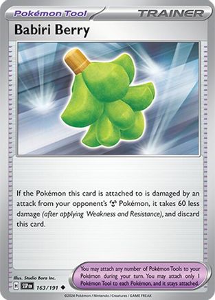 Babiri Berry 163/191 - SV08 Surging Sparks Main image