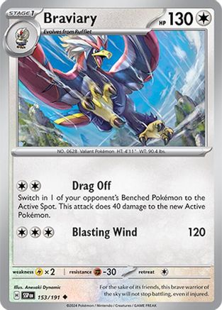 Braviary 153/191 - SV08 Surging Sparks Main image