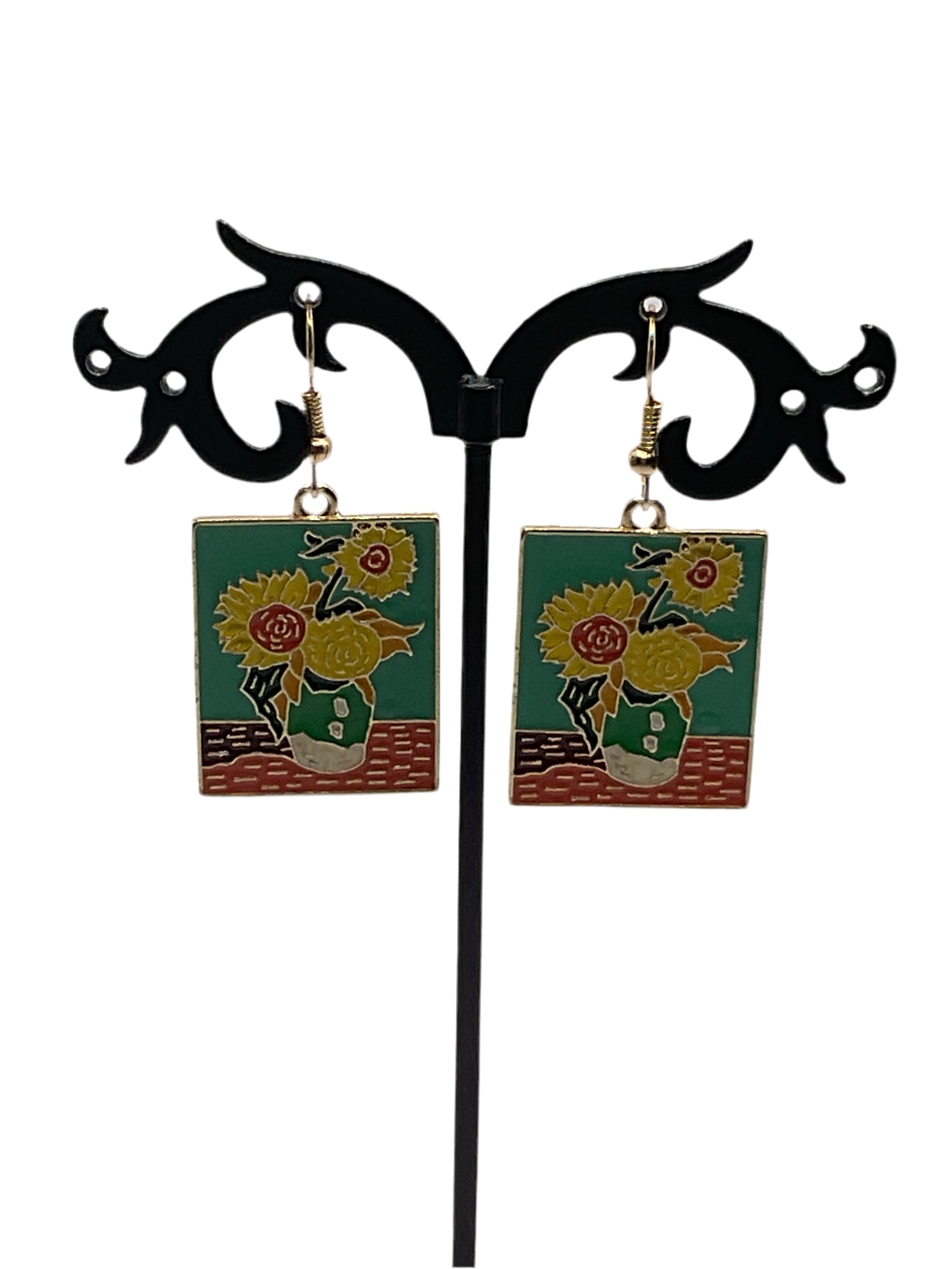 Sunflower earrings Main image