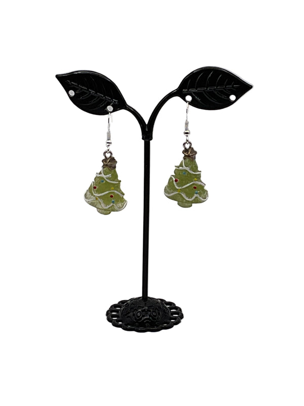 Glittery Christmas Earrings