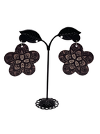 planchette design Flower earrings