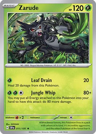 Zarude 011/191 - SV08 Surging Sparks Holofoil Main image