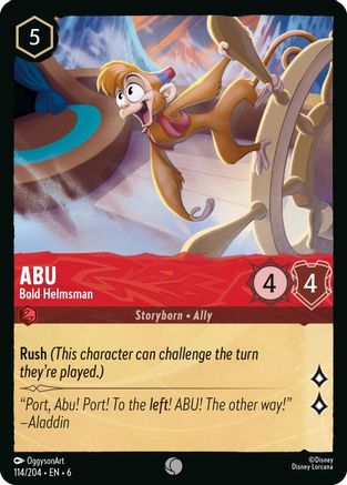 Abu - Bold Helmsman (114/204) - Azurite Sea Cold Foil Main image